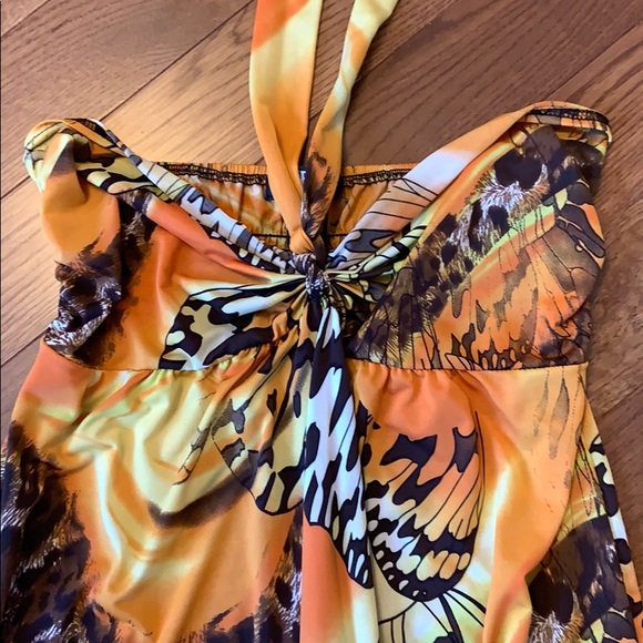 Halter 70's Style Maxi Dress - Picture 3 of 5